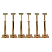 6 PCS House Floor Jacks Post Pole for Leveling, 11 - 16 Height Range, 6 ton Min and Max Height Capacity, Galvanized, 6 Pack