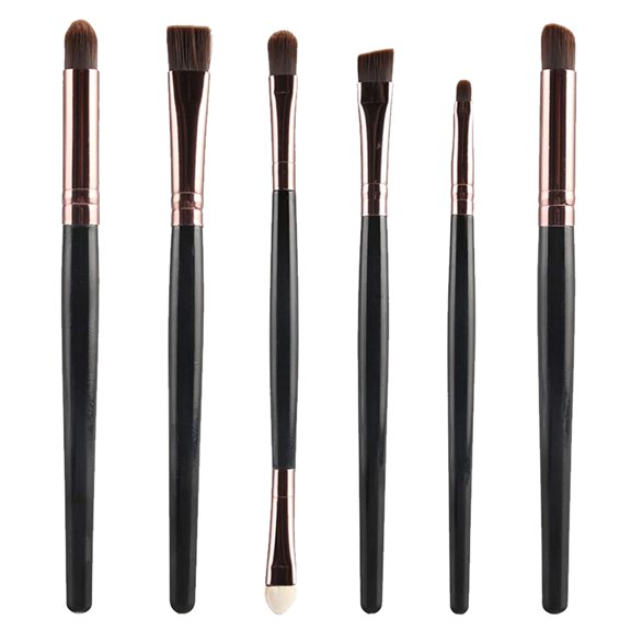 6 PCS Makeup Brush Set Professional Eye Makeup Brushes for Eyeshadow Concealer Eyeliner Brow Blending Brush Tool