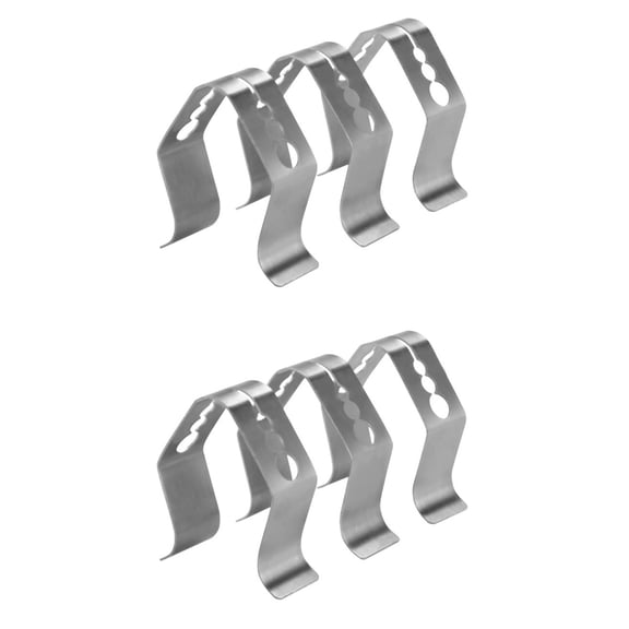 6 PCS  Meat Grill Thermometer Probe Clip Holder Universal BBQ Probe Clamp Tools