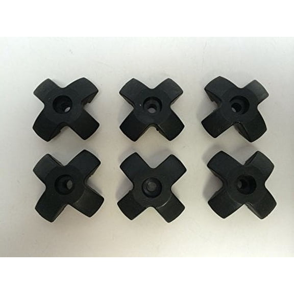 6 PCS NYLON LARGE CLOVER DECK LINE GUIDE FOR KAYAK CANOE SMALL BOAT MARINE