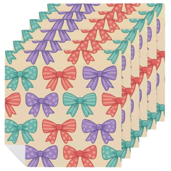 6 PCS Napkin Cloth 18.7in A Wide Range Of Uses Not Fade Not Ball For ...