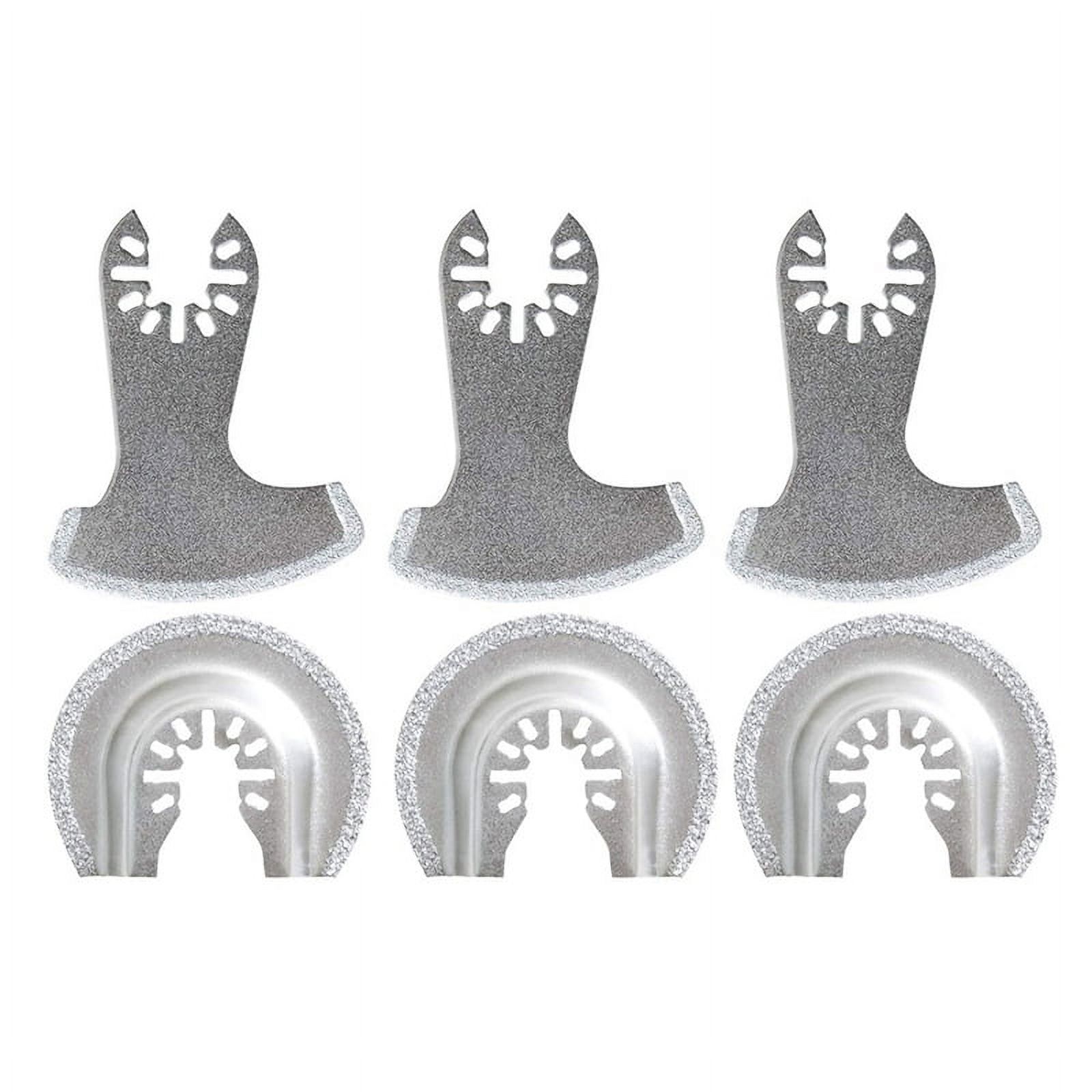 6 PCS Oscillating Multi Tool Diamond Blades Oscillating Tool Blades for