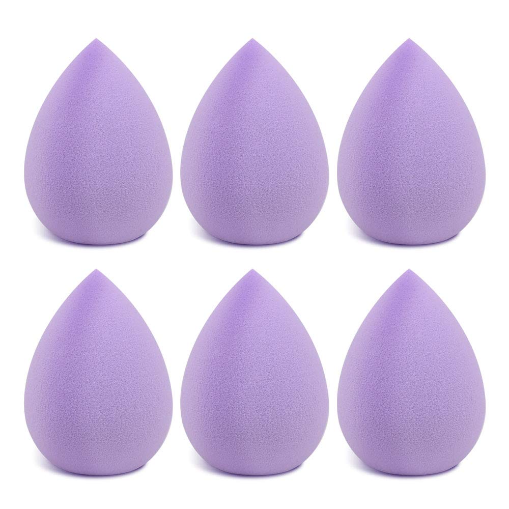 6 PCS/Pack Makeup Sponges Blender Smooth Foundation Sponge Powder Puff