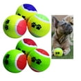thumbnail image 1 of 6 PCS Pet Tennis Balls Dog Puppy Fetch Set Catch Play Toy Thrower Cat Fun Bounce, 1 of 3