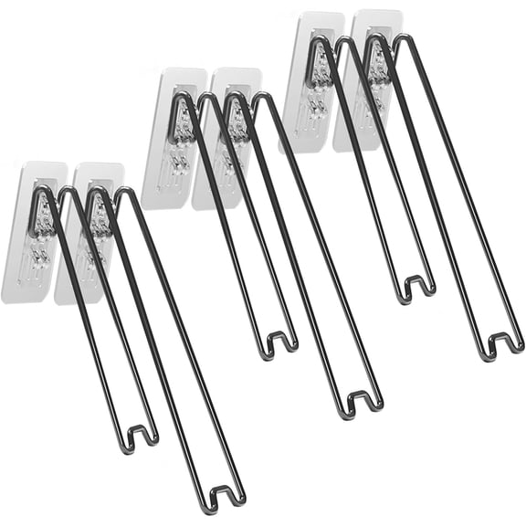 6 PCS Photo Frame Bracket, Self-Adhesive Easel Picture Frame Back Stand 3 Levels of Adjustable Inclination, Stainless Steel Photo Display Easel Stand for 6-12 Inch