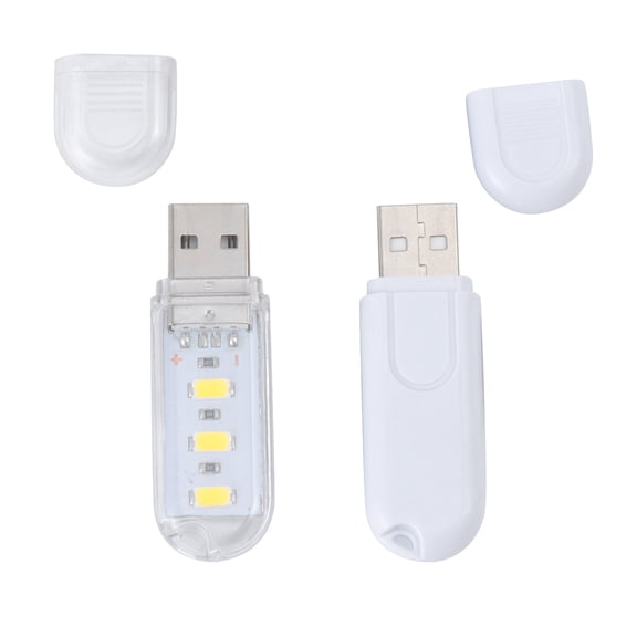 6 PCS Plug-in Wall Lamp Keyboard Lamp U Disk Lamp USB LED Light Keychain Night Light USB Night USB Light Student