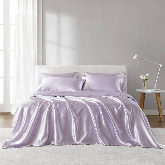 6 PCS Queen Luxury Sheet Set Lilac