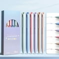 thumbnail image 1 of 6 PCS Retractable Ballpoint Pen 0.5mm Fine Point,6 Color Gel Pens Colored Ink,Cute Aesthetic Pens for Writing,Journaling,Note-Taking,Office Supplies,Gifts for Women and Men, 1 of 6