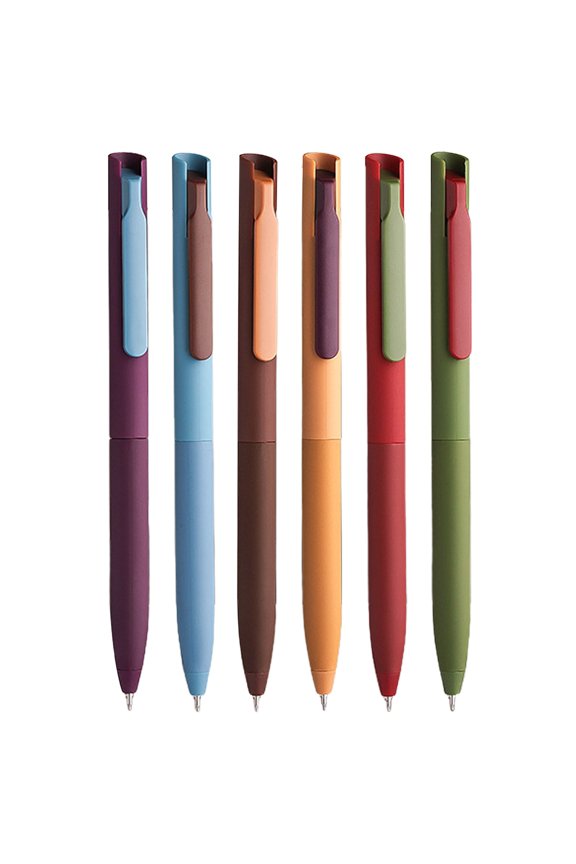 6 PCS Retractable Gel Pens,0.5mm Fine Point Smooth Writing Pens, Retractable Quick-Dry Black Gel Ink Pens,Cute Pens,Cute Click Pens for Drawing,Writing Planner,Journaling,Note Taking