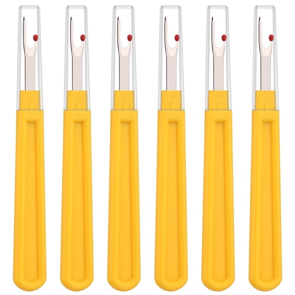 6 PCS Seam Ripper Set, Ergonomic Grip Seam Ripper for Sewing Crafting and Removing Embroidery Hems and Seams