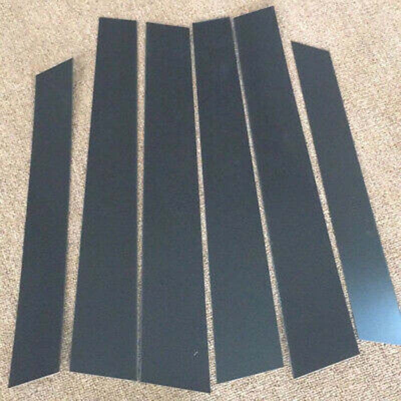 8pc Glossy Piano Black Pillar Post Trim Kit – 1994-1996 Chevy Impala Door Trim Covers