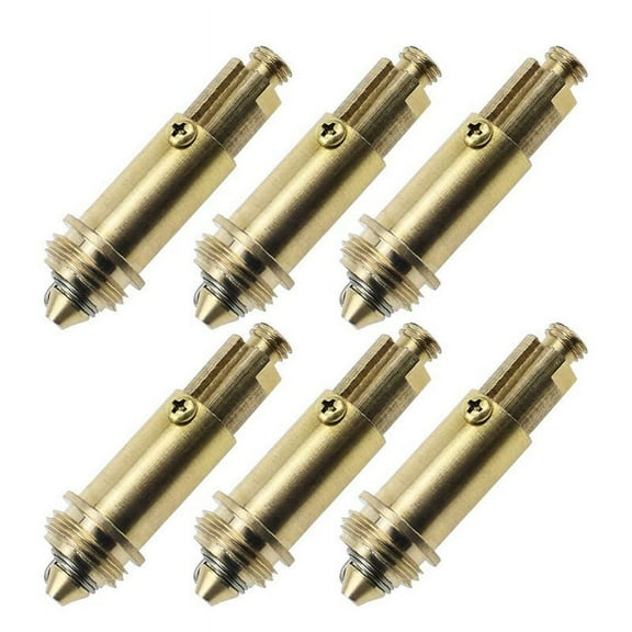 6 PCS Sink Plug Replacement Basin Bath Waste Click Spring Brass Bolt for Kitchen Tub Drain Stopper