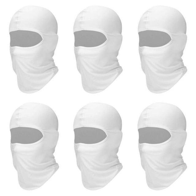6 PCS Ski Mask Versatile Balaclava Full Face Covering for Men Women