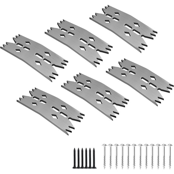 6 PCS Slab Clamping Bench Dogs Hold Down Routers Sled for Flattening SlabsVersatile Panel T Track Clamps Pinch Dogs Woodworking Tool
