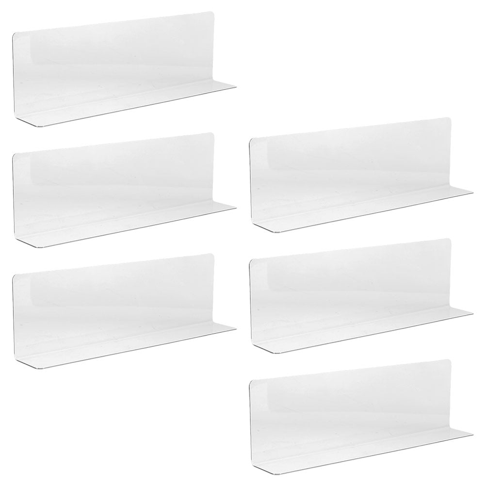 Produce Display Dividers 2pcs Supermarket Shelf Guardrails - Black ...