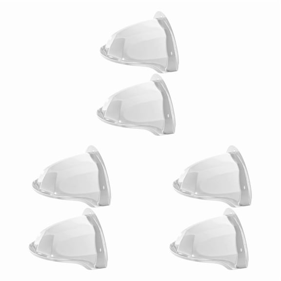 6 PCS Surveillance Rain Cover Camera Sun Hood Security Camera Protection Security Camera Rain Cover Camera Rain Cover