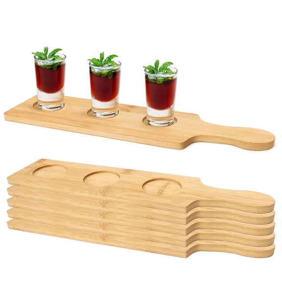 6 PCS Wooden Flight Board for Tasting