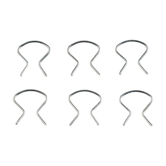 6 PCS/set Horseshoe Clips 6 PCS/Set For Pontiac Front Horseshoe Clip Set For Buick For Chevrolet Plastic Right