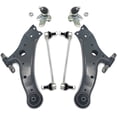 thumbnail image 1 of 6 PCs Front Left and Right Control Arm Set Suspension Suspension Kit With Tie Rod Compatible With 2008 2009 - 2019 Highlander 2010-12 Lexus RX450h All Wheel Drive, 1 of 7