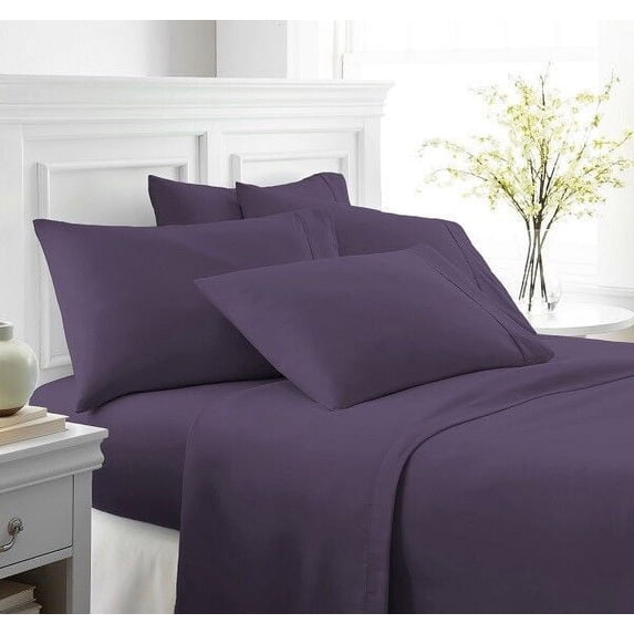 6 PIECE ULTRA PREMIUM SOFT QUALITY COMFORT COLLECTION DEEP POCKET BED SHEET SET