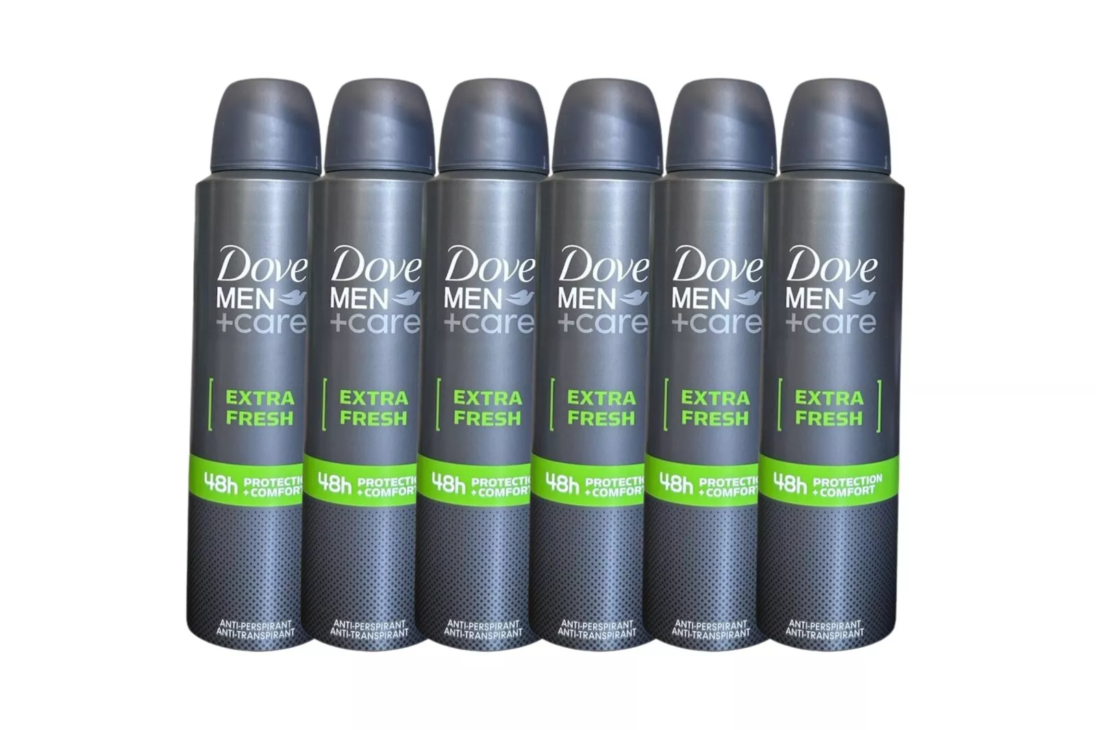 6 PK Dove Men + Care Extra Fresh Spray Deodorant & Antiperspirant 150ml