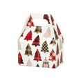 thumbnail image 1 of 6 PK, Plaid Trees Mini Gable Boxes, 4 x 2.5 x 2.5" For Candy & Favor Boxes, Gift Basket Fillers & Small Gift Giving, 1 of 1