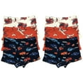 thumbnail image 1 of 6 PK Toddler Kids Little Boys 100% Cotton Underwear Boxer Briefs 4T 5T 6T 7T 8T, 1 of 4