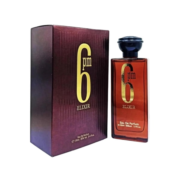 6 PM ELIXIR Eau de Parfum Cologne Perfume for Men - Long Lasting Fragrance Spray - Luxury Masculine Scent - Everyday & Special Occasion Perfume
