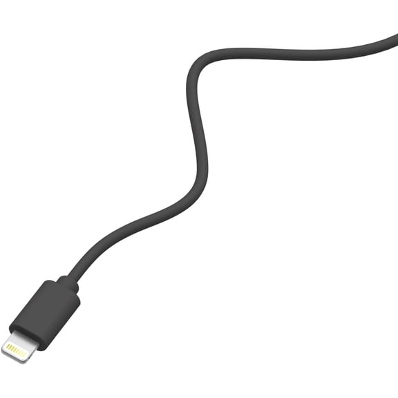 6' PVC USB-A TO LIGHTNING BLK