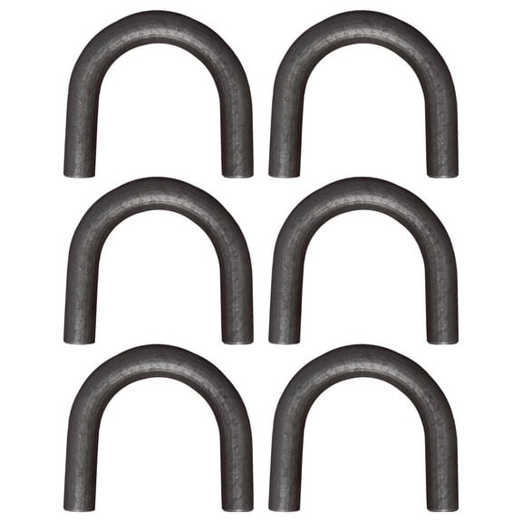 6 Pack 1/2" Thick Weld-on Steel D-Ring Rope Hook Chain Tie Down D Ring for Trucks Trailers