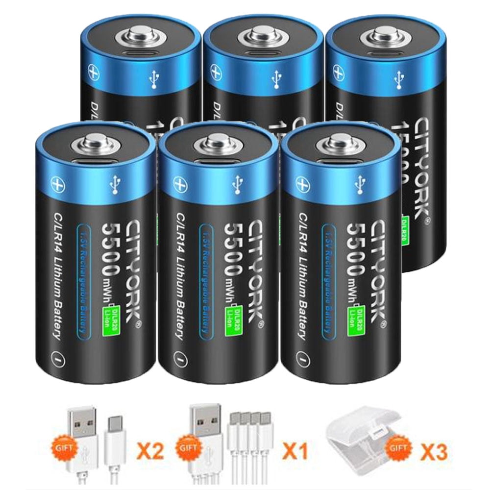 CR2 3V Lithium Battery 800mAh Non-Rechargeable 6 Pack – Enegitech