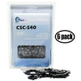 thumbnail image 1 of 6-Pack 10" Semi Chisel Saw Chain for Poulan 210 Chainsaws - (10 inch, 3/8" Low Profile Pitch, 0.050" Gauge, 40 Drive Links, CSC-S40), 1 of 4