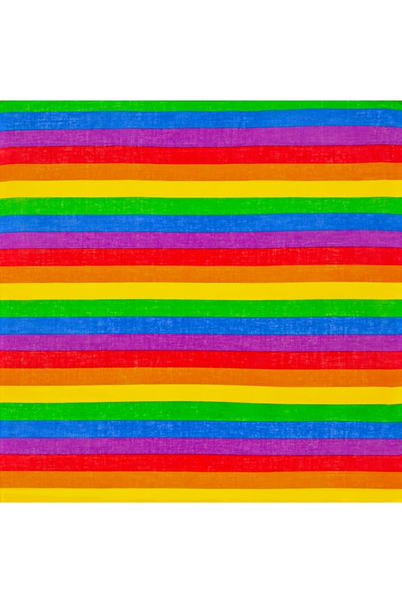 6 Pack, 100% Cotton Bandanas Head Wrap Bandana Scarf Face Covering Face Cover Rainbow Pride