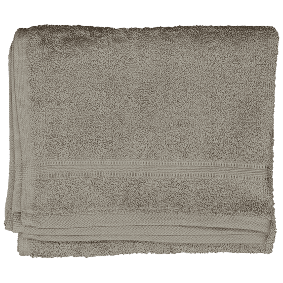 6 Pack 100% Cotton Hand Towels 20 x 35 | Gym Spa Hair Salon Bath | Oatmeal