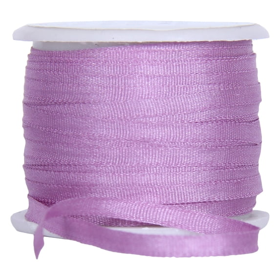 2m Ribbon 6 Pack 100% Pure Silk Ribbon by Threadart - 2mm Lavender - No. 571 - 3 ...