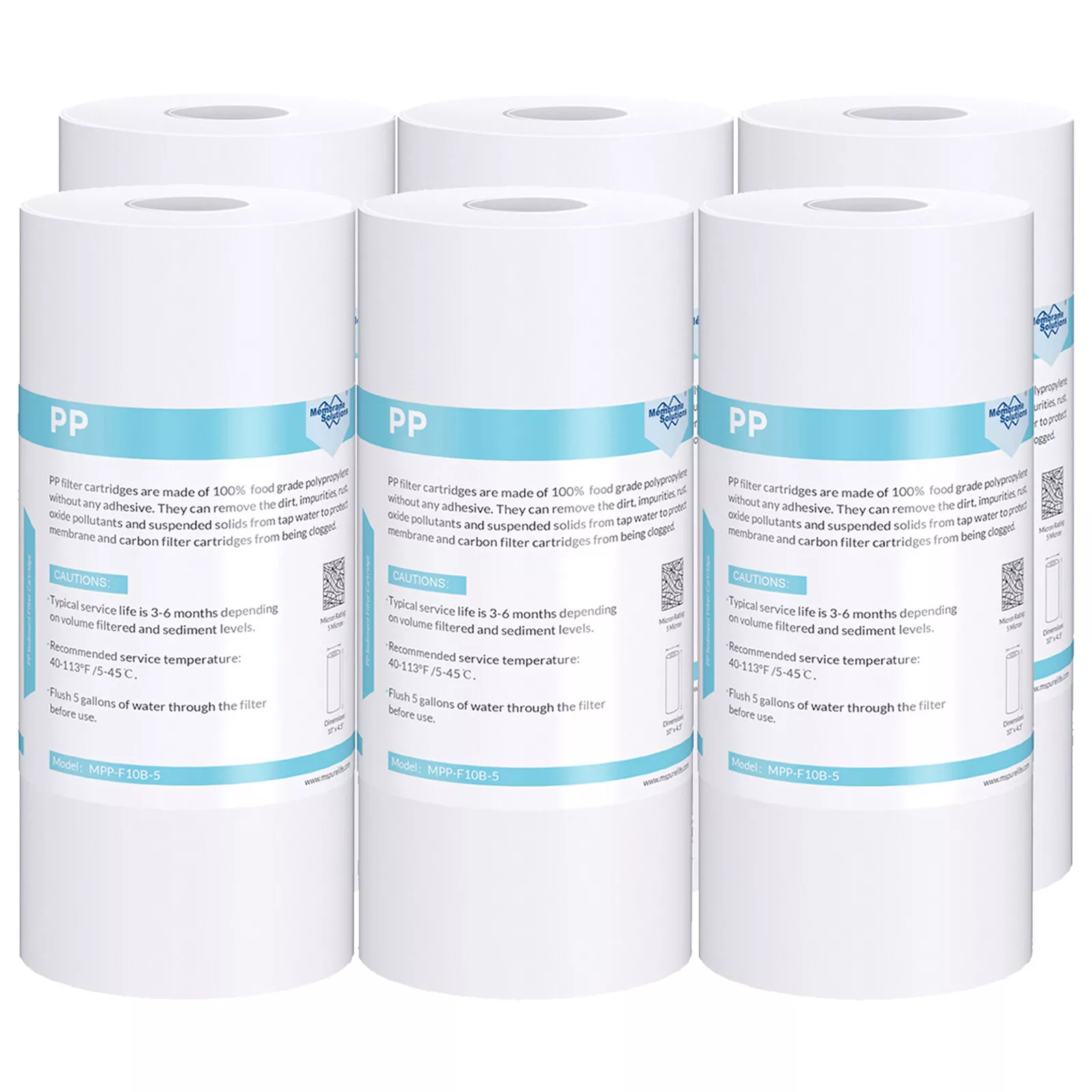 Big Blue Polypropylen - Sedimentfilter - Wasserfilter - Filterkerze