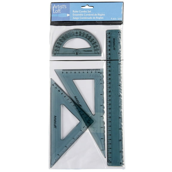 Artist's Loft 12" Ruler Combo Set, 6 Pack
