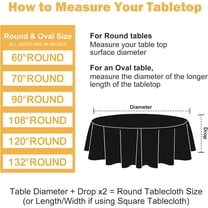 6 Pack 120 In Round Tablecloths