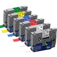 thumbnail image 1 of TZe-131 231 431 531 631 731 6-Pack 12mm 0.47 Laminated Compatible Replacement for P Touch Label Maker Tape TZe 131 231 431 531 631 731 Multi Color, 1 of 7