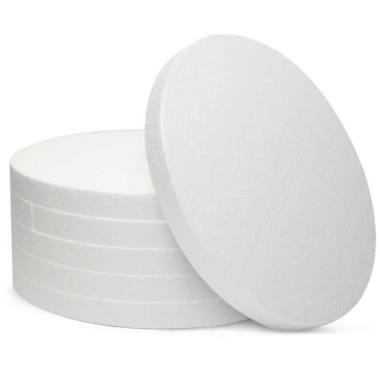 10x DIY Round Circle Polystyrene Styrofoam Foam Material for Art Craft  110mm - AliExpress