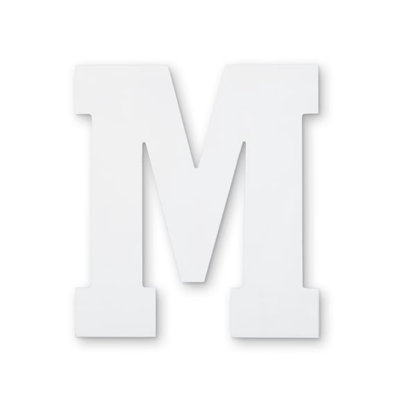 6 Pack: 13" White MDF Uppercase Letter by Make Market