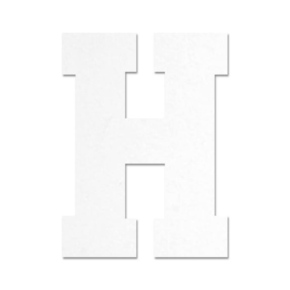 6 Pack: 13" White MDF Uppercase Letter by Make Market