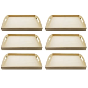 6 Pack: 13" Wooden Tray by Make Market