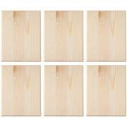 6 Pack: 14 Pine Rectangle Plaque by Make Market