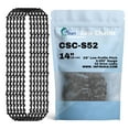 thumbnail image 1 of 6-Pack 14-inch Chainsaw Chain Replacement for Oregon 91PX052G Chainsaws - S52 (14", 3/8" Low Profile Pitch, 0.050" Gauge, 52 Drive Links), 1 of 7