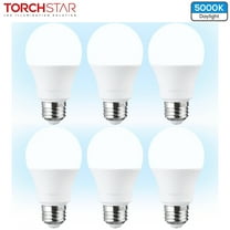 6 Pack 15W=100W Garage Door LED Bulbs, 1700lm, Garage Door Opener Bulbs, E26 Base, 5000K Daylight, Non-Dimmable