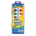 thumbnail image 1 of 6 Pack - 16 Count Liqui-Mark Washable Watercolor Paint with Brush, 1 of 1