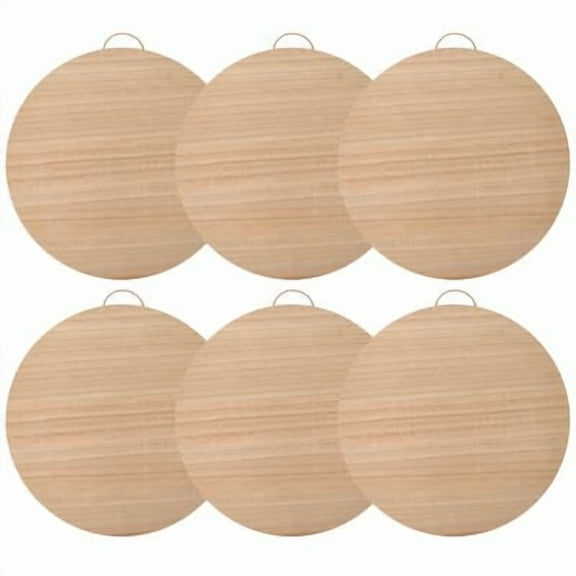 6 Pack: 18" Unfinished Round Plaque by Make Market