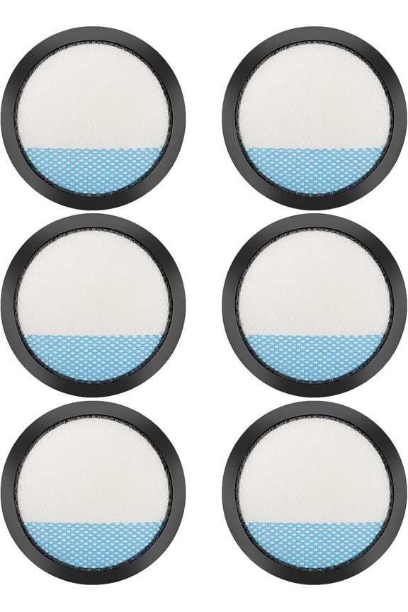 6 Pack 18V ONE + Cordless Pet Stick Vacuum Filter for Ryobi, PCL720, PBLSV716, PBLSV717 Stick Vacuum, Reusable Washable Filters, Compare to Part A32SV720N,