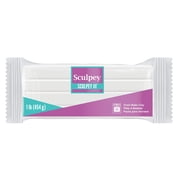 1lb. White Sculpey III Oven-Bake Clay, 6 Pack